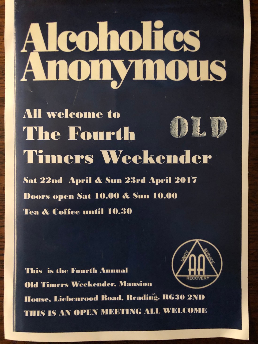 4th Oldtimers FLyer